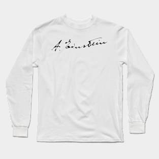 Einstein's signature Long Sleeve T-Shirt